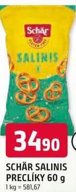 SCHÄR SALINIS PRECLÍKY 60 g 