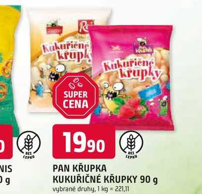 KUKUŘIČNÉ KŘUPKY 90 g