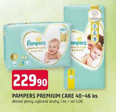 PAMPERS PREMIUM CARE 40-46 ks
