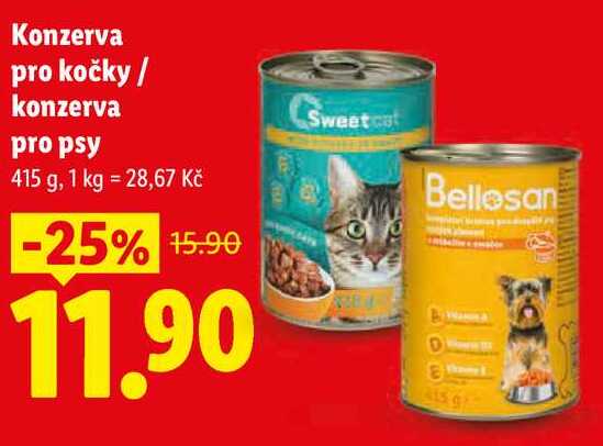 Konzerva pro kočky/konzerva pro psy, 415 g