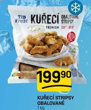 KUŘECÍ STRIPSY OBALOVANÉ 1kg 