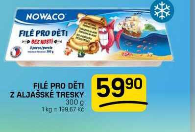 NOWACO FILÉ PRO DĚTI BEZ KOSTI 300g