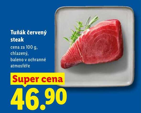 Tuňák červený steak, cena za 100 g