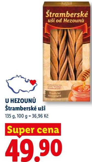U HEZOUNŮ Štramberské uši, 135 g