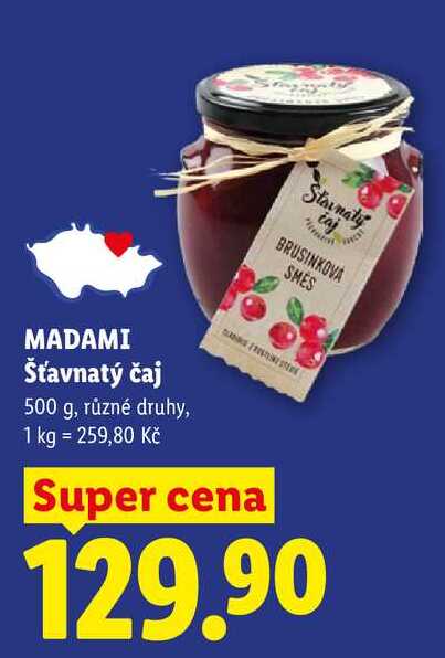 MADAMI Šťavnatý čaj, 500 g