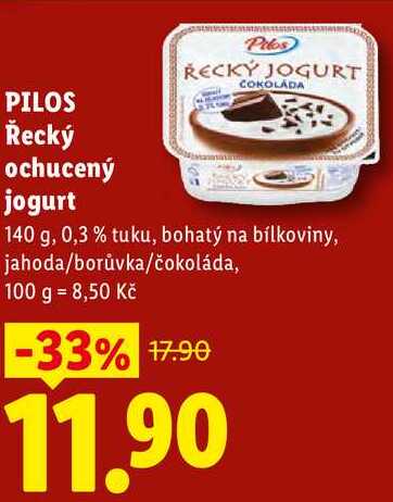 PILOS Řecký ochucený jogurt, 140 g