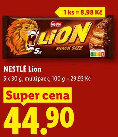 NESTLÉ Lion, 5x 30 g