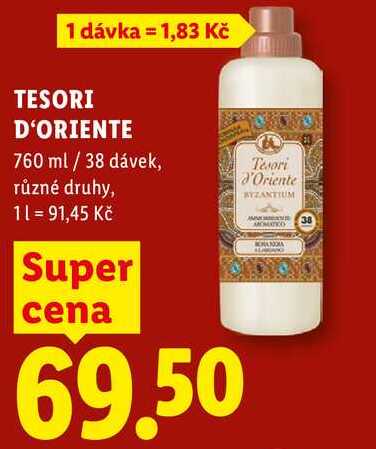 TESORI D'ORIENTE, 760 ml/38 dávek