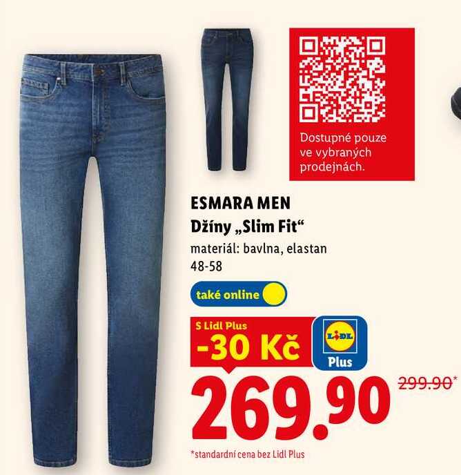 ESMARA MEN Džíny „Slim Fit" 