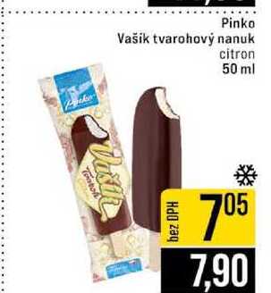 Pinko Vašik tvarohový nanuk citron 50 ml