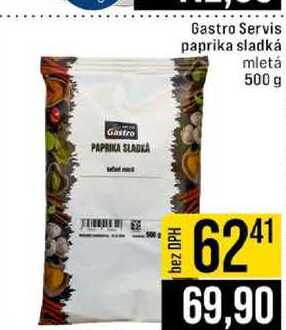 Gastro Servis paprika sladká mletá 500 g