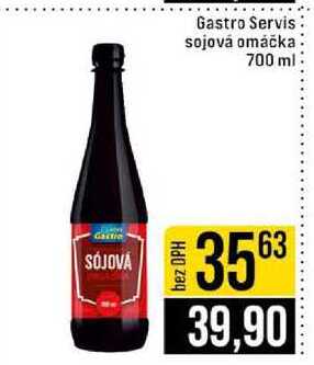 Gastro Servis sojová omáčka 700 ml