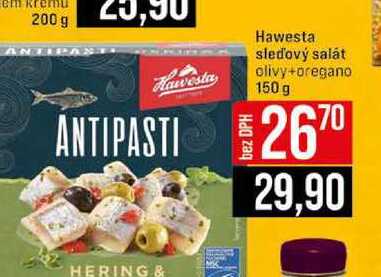 Hawesta sledový salát olivy+oregano 150 g