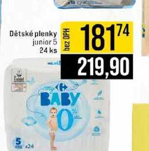 Dětské plenky junior 5 24 ks 