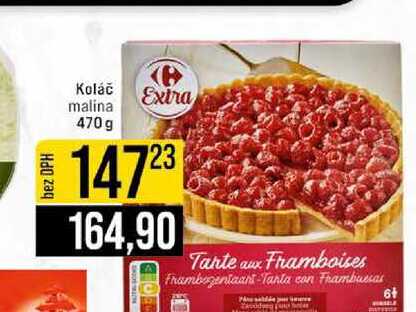Koláč malina 470 g