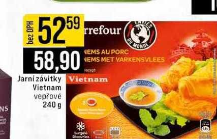 Jarní závitky Vietnam Vietnam vepřové 240 g 