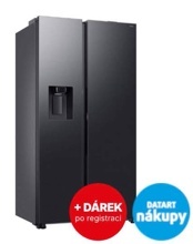 Americká lednice Samsung RS80F66KCFEO černá