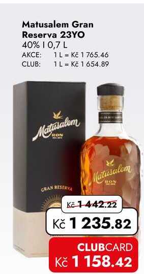 Matusalem Gran Reserva 23YO 40% 0,7 L