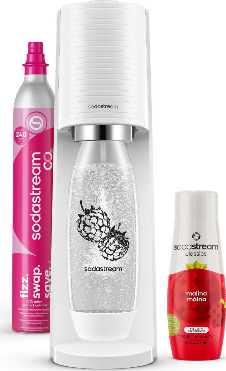 Sodastream Terra white Malina Zero Mpack, 1 KS