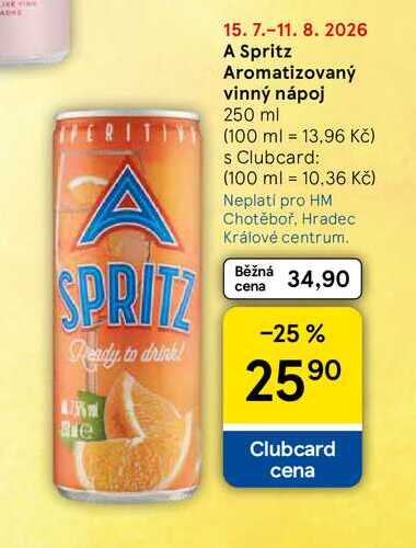 A Spritz Aromatizovaný vinný nápoj, 250 ml