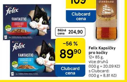 Felix Kapsičky pro kočky, 12× 85 g, více druhů