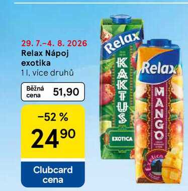 Relax Nápoj exotika, 1 l 