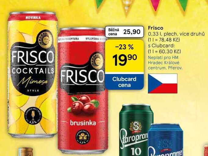 Frisco plech, 0.33 l