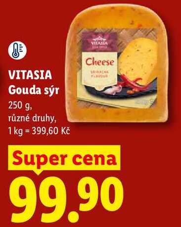 VITASIA Gouda sýr, 250 g