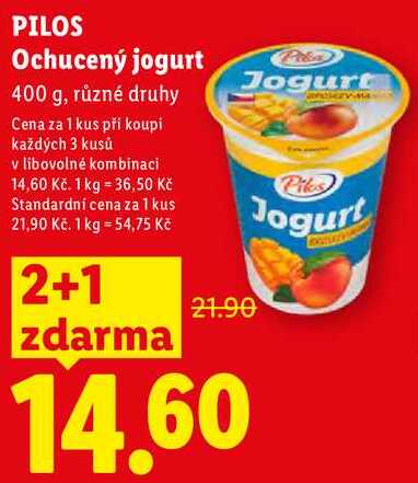 PILOS Ochucený jogurt, 400 g