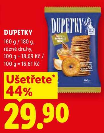 DUPETKY, 160 g/180 g