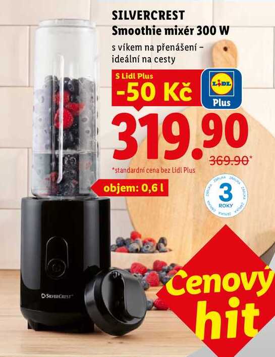 SILVERCREST Smoothie mixér 300 W