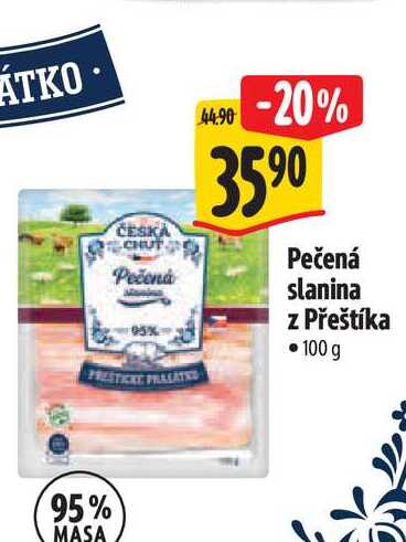 Pečená slanina z Přeštíka 100 g