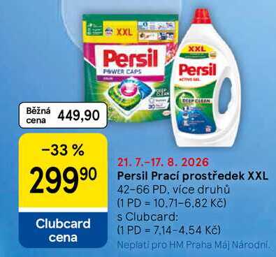 Persil Prací prostředek XXL, 42-66 PD