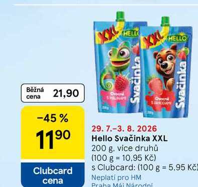 Hello Svačinka XXL, 200 g, více druhů 