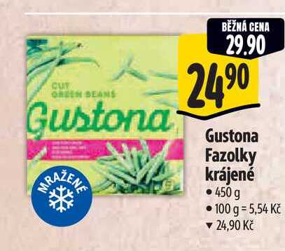   Gustona Fazolky krájené  450 g  