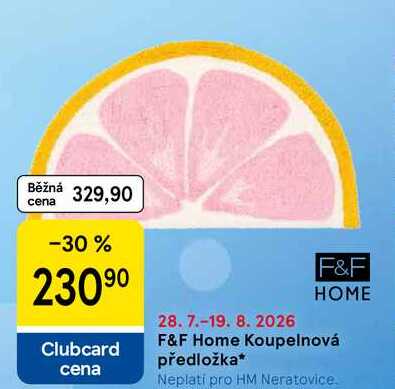 F&F Home Koupelnová předložka