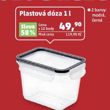 Plastová dóza 1 l