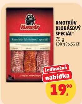 KMOTRŮV KLOBÁSOVÝ SPECIÁL, 75g   