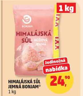 HIMALÁJSKÁ SŮL JEMNÁ BONJAM, 1 kg  