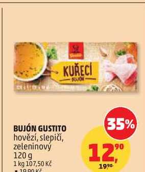 GUSTITO bujon hovězí, 120 g  