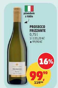 PROSECCO FRIZZANTE, 0,75 l