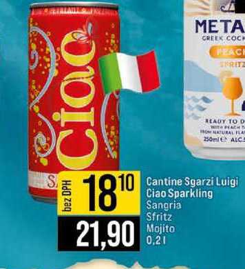 Cantine Sgarzi Luigi Sangria Sfritz Mojito 0,2l 