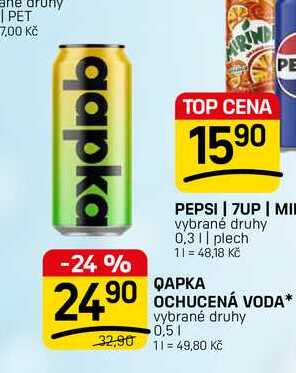 QΑΡΚΑ OCHUCENÁ VODA* vybrané druhy 0,5l