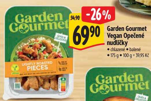 Garden Gourmet Vegan Opečené nudličky, 175 g