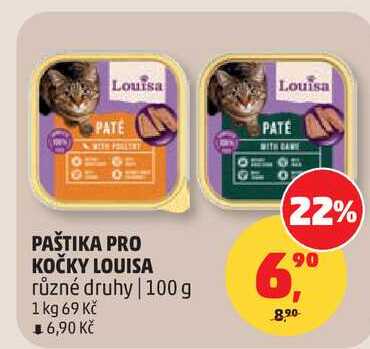 PAŠTIKA PRO KOČKY LOUISA různé druhy, 100 g