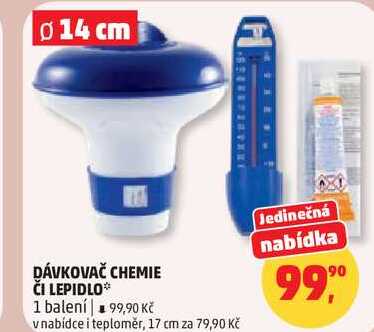 DÁVKOVAČ CHEMIE ČI LEPIDLO, 1 balení  
