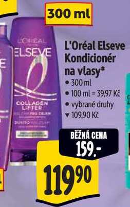 L'Oréal Elseve Kondicionér na vlasy, 300 ml