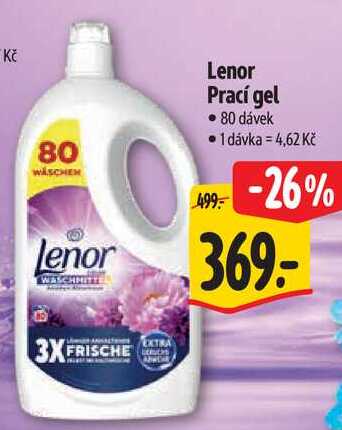 Lenor Prací gel, 80 dávek