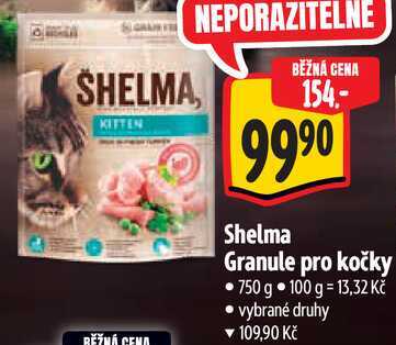 Shelma Granule pro kočky, 750 g