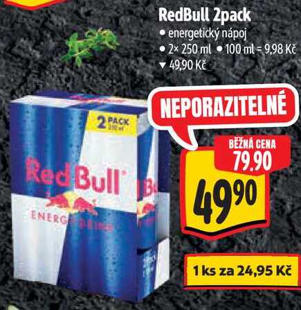 RedBull 2pack, 2x 250 ml 